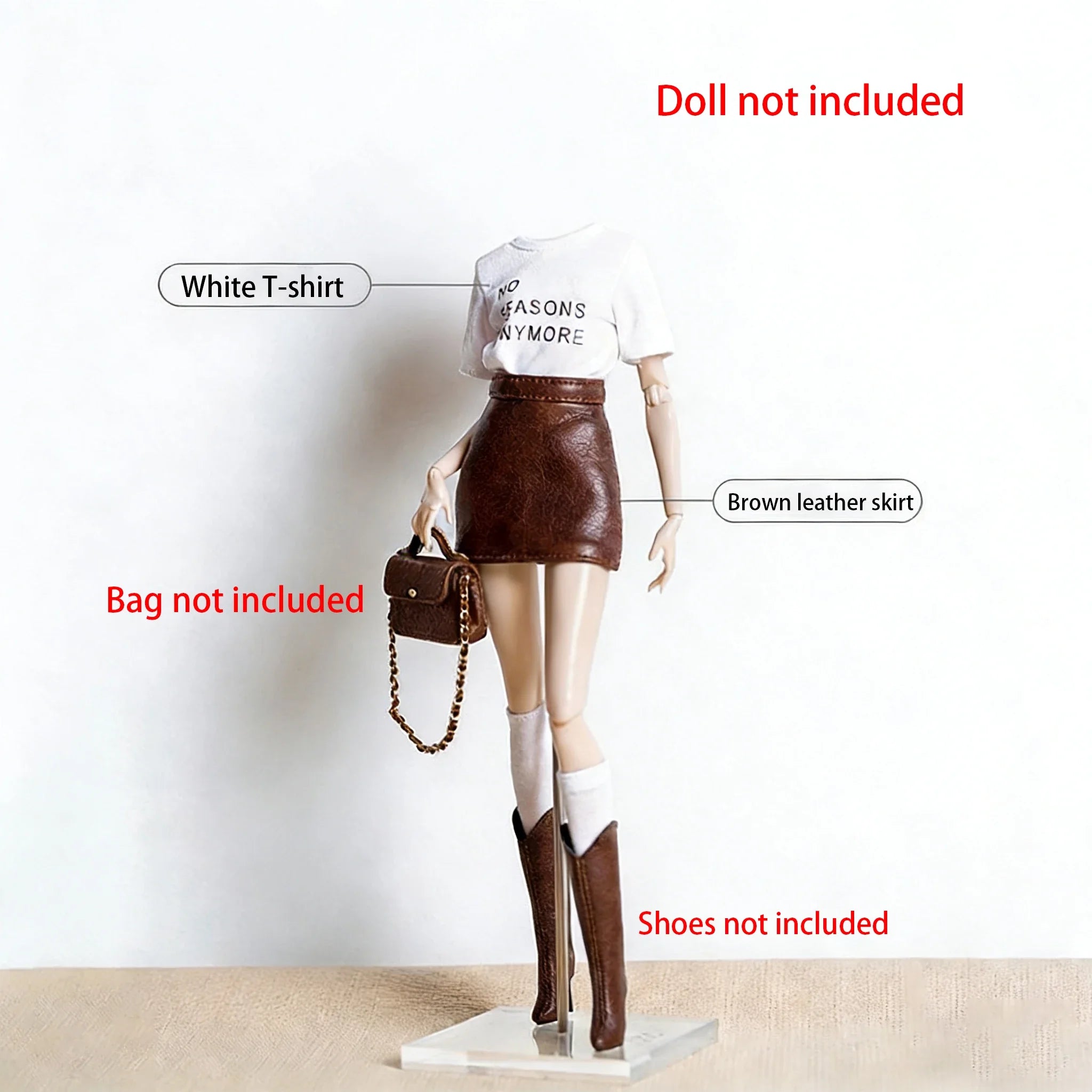 30cm Supermodel Clothes Accessories Winter Retro Jacket/Luxury Fur Fashion Classic Trench Coat Set For 1/6 Babi FR Xianxian Doll
